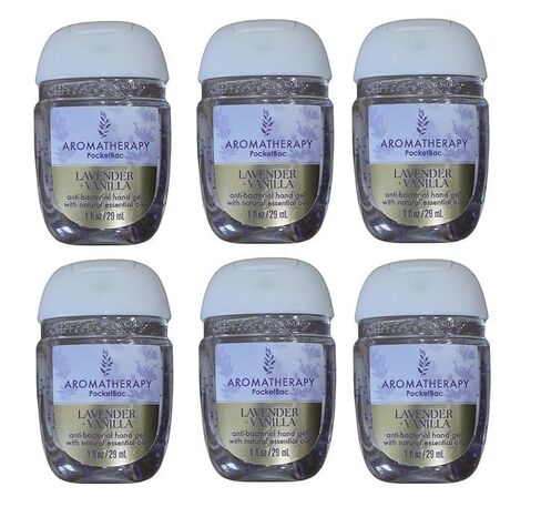 مطهرات جل الجيب ذات الروائح الكلاسيكية من باث آند بودي وركس - عبوة تحتوي على 6-1 أونصة لكل منها (لافندر فانيليا) (لافندر فانيليا) in Kuwait