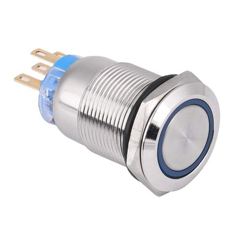 Keenso Push Button Switch, LED Latching Switch, 12V 19mm Self Locking On Off Switch for Cars, Motorcycles, Industrial Equipment, Home Automation, DIY Projects, Robotics, Electric Tools in Saudi Arabia