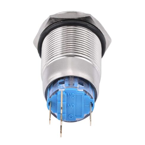 Keenso Push Button Switch, LED Latching Switch, 12V 19mm Self Locking On Off Switch for Cars, Motorcycles, Industrial Equipment, Home Automation, DIY Projects, Robotics, Electric Tools in Saudi Arabia