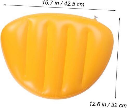 Toddmomy PVC Fishing Chair Seat Pad Cushion for Boats Comfortable Lightweight Fishing Seat Waterproof Design for Kayaks Random Color in Saudi Arabia