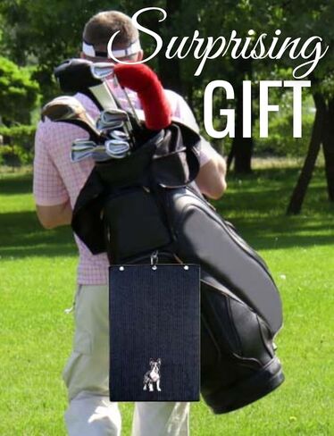 Boston Terrier Gifts for Men Women, Boston Terrier Golf Towel - 40 x 60cm Microfiber Golf Towel for Golf-Bags for Birthday, Christmas in Saudi Arabia