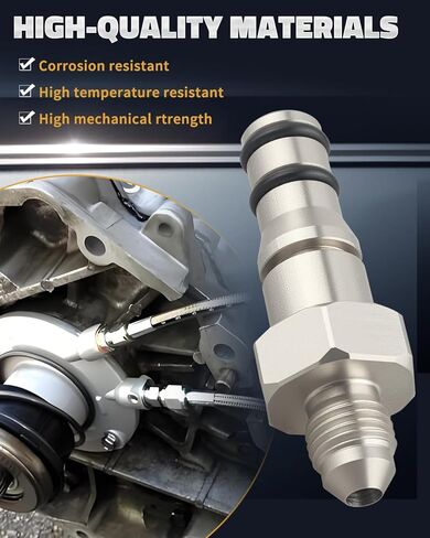 Hydraulic Line Adapter Fitting Fit for GM LS LSX TR6060 Clutch, AN-4 Interface Clutch Hydraulic Line Adapter in Saudi Arabia