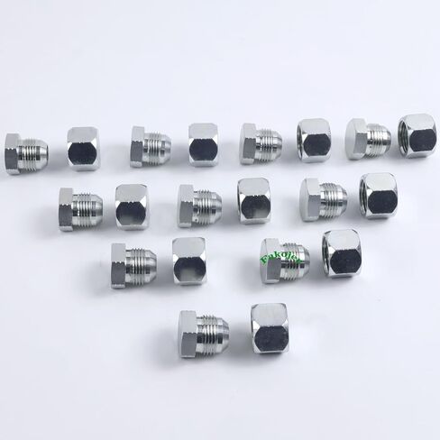 10 Pairs 3/4" # 12 JIC Cap 0304-C-12 & Plug 2408-12 Combo Hydraulic Adapter Fitting 1-1/16-12 in Saudi Arabia