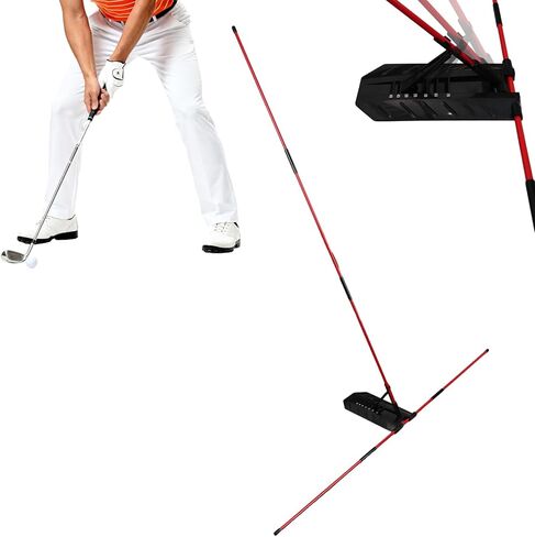 Pro Golf Alignment Sticks Holder, Golf Swing Plane & Path Training Aid Posture Alignment Trainer Equipment for Beginners Enthusiasts & Golfers Practice of All Ages in Saudi Arabia