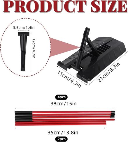 Pro Golf Alignment Sticks Holder, Golf Swing Plane & Path Training Aid Posture Alignment Trainer Equipment for Beginners Enthusiasts & Golfers Practice of All Ages in Saudi Arabia