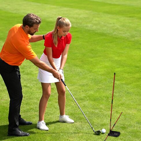Pro Golf Alignment Sticks Holder, Golf Swing Plane & Path Training Aid Posture Alignment Trainer Equipment for Beginners Enthusiasts & Golfers Practice of All Ages in Saudi Arabia