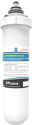 RF-20 Water Filter Replacement Cartridge Compatible With Brondell RC100 RO System, Lasts 6 Months, NOT Including Filter Indicator Replacement Battery, Pack of 3 Filters in Kuwait