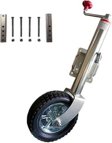 Boat Trailer Jack - Trailer Jack Wheel,with 10-Inch Wheel, Heavy-Duty Swivel Mount, 2000 Lbs Capacity Boat Trailer Jack, 10.2 Inches Vertical Travel, Bolt-On S,2000lbs/900kg in Saudi Arabia