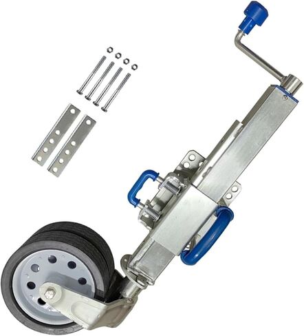 Heavy Duty Boat Trailer Jack - 760Kg Load Capacity, Universal Trailer Guide Wheel, 25Cm Lift, 20Cm Wheels, Rv/Camper/Off-Road Vehicle,760kg/1650lbs in Saudi Arabia