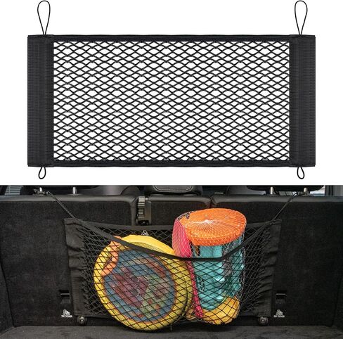 Car Trunk Organizer for SUV Backseat Hanging Storage with 8 Pockets, Heavy-Duty 1680D Oxford Fabric, Foldable Car Organizer for MPV Minivan Sedan, Car Accessories Interior in Kuwait