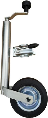 Swivel Trailer Jack - Trailer Jack Wheel, Lift Bolt-On Swivel Tang Jack, Boat Trailer Jack with Wheel, 150Kg Heavy Duty Jockey Wheel, with 20Cm Wheel, for Yach,540kg/15cm in Saudi Arabia