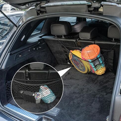 Car Trunk Organizer for SUV Backseat Hanging Storage with 8 Pockets, Heavy-Duty 1680D Oxford Fabric, Foldable Car Organizer for MPV Minivan Sedan, Car Accessories Interior in Kuwait