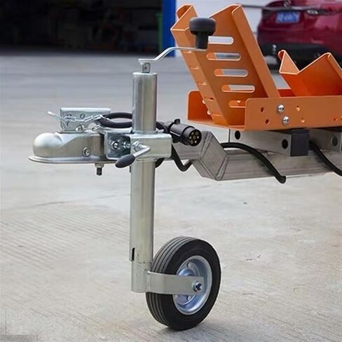 Swivel Trailer Jack - Trailer Jack Wheel, Lift Bolt-On Swivel Tang Jack, Boat Trailer Jack with Wheel, 150Kg Heavy Duty Jockey Wheel, with 20Cm Wheel, for Yach,540kg/15cm in Saudi Arabia