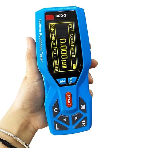 Surface Roughness Meter Tester Profilometer with Small Hole Sensor for Flat Surface,Shaft 20 Parameters Ra 0.005-16.000um Rz 0.02-160.00um Accuracy 0.001μm PC Software 100 Groups Data Storage in Saudi Arabia