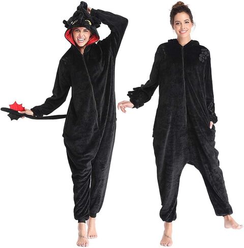 BrabableWear Pajamas Dragon Animal Oneie Halloween Cosplay Costumes HomeWear Beamsuit One Beach in Kuwait