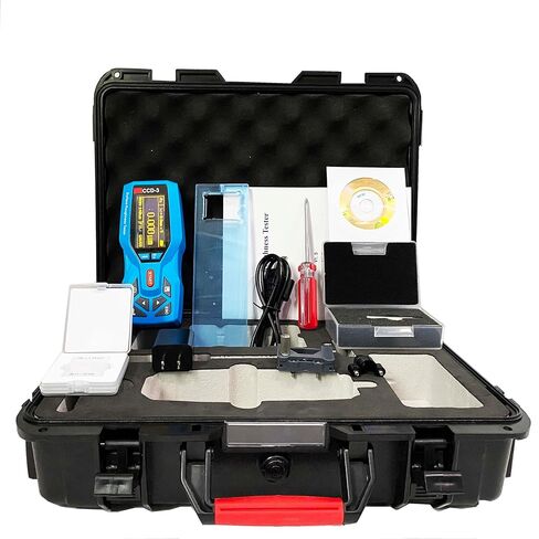 Surface Roughness Gauge 20 Parameters Surface Profilometer for Flat Surface,Shaft with Small Hole Sensor Ra 0.005-16.000um Rz 0.02-160.00um PC Software 100 Groups Data Storage Accuracy 0.001μm in Saudi Arabia