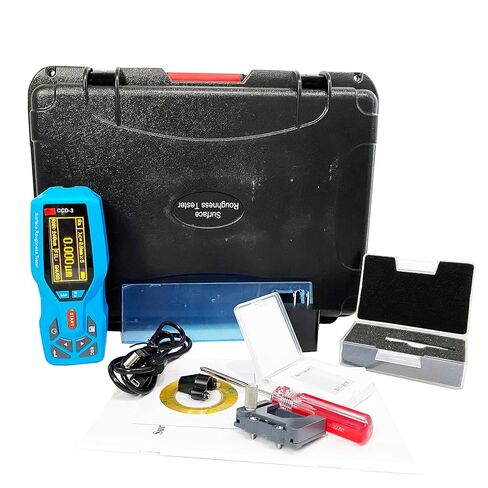 Surface Roughness Tester Meter Profile Gauge with 20 Parameters Ra 0.005-16.000um Rz 0.02-160.00um PC Software 100 Groups Data Storage Accuracy 0.001μm Sample Length 0.25mm 0.80mm 2.50mm in Saudi Arabia