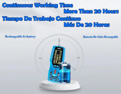 Surface Roughness Tester Meter Profile Gauge with 20 Parameters Ra 0.005-16.000um Rz 0.02-160.00um PC Software 100 Groups Data Storage Accuracy 0.001μm Sample Length 0.25mm 0.80mm 2.50mm in Saudi Arabia