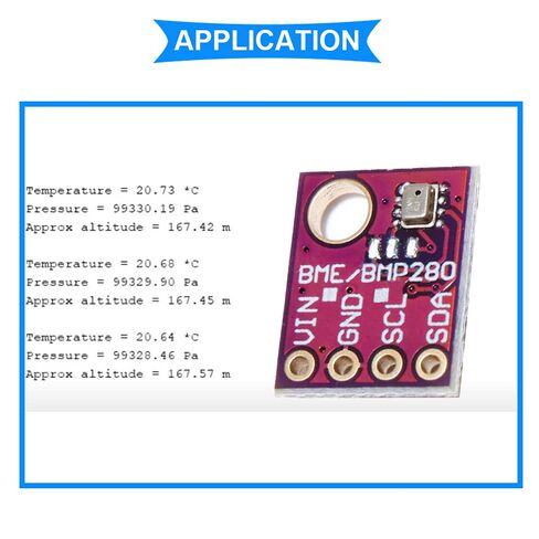 4Pack BMP280 5V Digital Barometric Pressure Temperature Sensor High Precision Module with IIC I2C for Arduino with Dupont Cable in Saudi Arabia