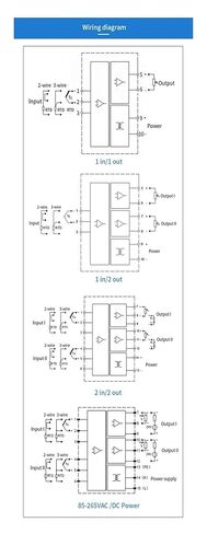1pcs 18-30V DC 4-20ma pt100 Temperature Signal Converter Signal Isolator PT1000-50-300C Pt100-200-850C(Out 0-20MA_B 0-1800C) in Saudi Arabia