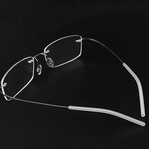 Glasses Eyeglass Temple End Tips，Soft Silicone Anti Slip Ear Sock Piece Tude Sleeve for Sunglasses Air Spirit Titanium Frame in Saudi Arabia