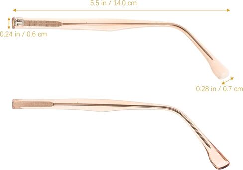 Healifty 1 Pair Glasses Accessories Metal Eyeglasses Replacements Temples Arm Legs for Eyeglasses Glasses Parts Replacement Temple Resin Mirror Picture Frame in Saudi Arabia