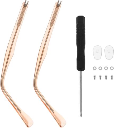 Healifty 1 Pair Glasses Accessories Metal Eyeglasses Replacements Temples Arm Legs for Eyeglasses Glasses Parts Replacement Temple Resin Mirror Picture Frame in Saudi Arabia