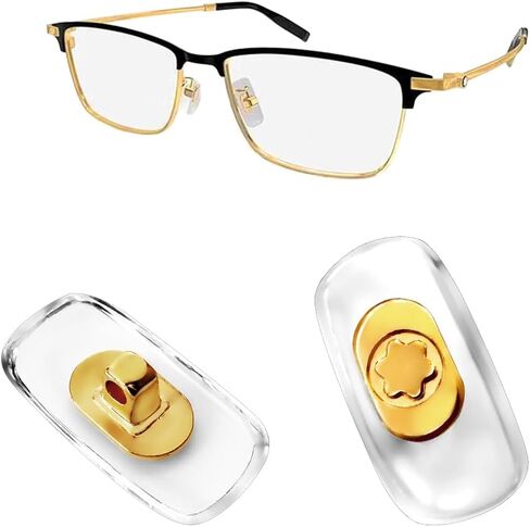 Nose Pads Replacement for MontBlanc Sunglasses Eyeglasses Repair Kits (Silver) in Saudi Arabia