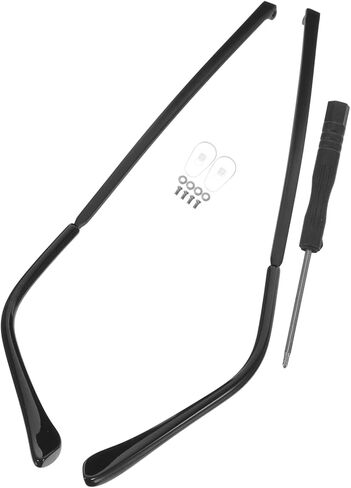 FOMIYES Metal Eyeglasses Replacement Arms, Replacement Temple Legs for Glasses Repair, for Eyewear Restoration Easy to Install Durable Non-slip Design Brown Color in Saudi Arabia