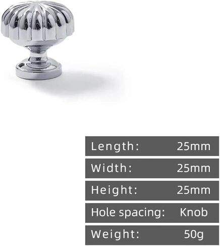 Cream Style Solid Brass Cabinet Pull Handle Furniture Hardware Drawer Silver 1Pcs(10-L-25mm) in Saudi Arabia