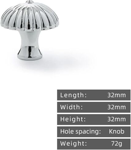 Cream Style Solid Brass Cabinet Pull Handle Furniture Hardware Drawer Silver 1Pcs(8-L-32mm) in Saudi Arabia