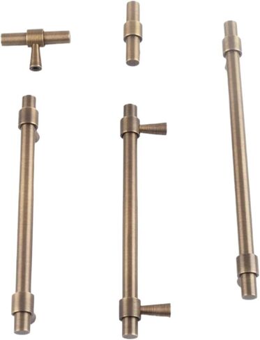 Brushed Antique Brass Bronze 500mm Pull Cabinet T Bar Drawer Handle 1Pcs(8873-128-Antique) in Saudi Arabia