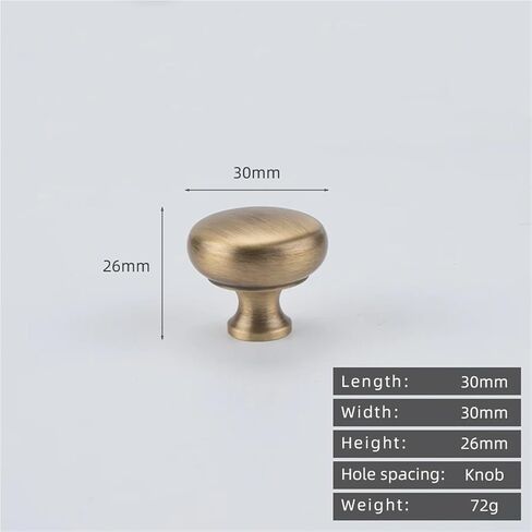 Antique Brass Retro Cabinet Solid Furniture Hardware Drawer Handle 1Pcs(1030.30-Antique) in Saudi Arabia