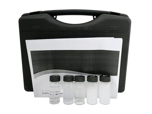 Lab Turbidity Meter with Standard Calibration Liquid 0.02/200/500/1000NTU Measuring Range 0-1100NTU 0-275EBC 0-9999ASBC 2-5 Points Calibration for Drinking Water Swimming Pool, Etc in Kuwait