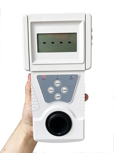 Turbidity Measurement Instrument with Standard Calibration Solution Measuring Range 0 to 200NTU Resoultion 0.01 Repeatability ≤2% LCD Backlit Display Measuring Principle 90° Scattered Light in Kuwait