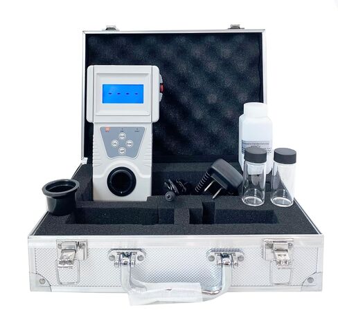 Turbidity Measurement Instrument with Standard Calibration Solution Measuring Range 0 to 200NTU Resoultion 0.01 Repeatability ≤2% LCD Backlit Display Measuring Principle 90° Scattered Light in Kuwait