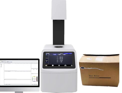 Haze Meter Digital Haze and Transmittance Measurement with ASTM D1003 Standard Resolution 0.1unit Aperture 15mm Light Source 400nm to 700nm The PD Array Detector USB Interface in Saudi Arabia