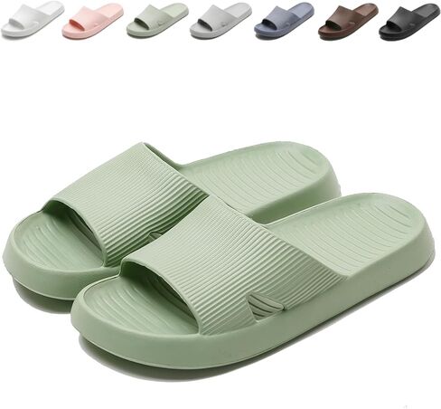 أحذية استحمام للرجال والنساء، شباشب منزلية ناعمة ومريحة، شباشب حمام خفيفة للغاية وسريعة الجفاف وغير قابلة للانزلاق للاستخدام الداخلي والخارجي in Kuwait