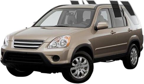 Precut Windows Tint Film All Sides Cars Sun Blocking Protection Privacy Anti Shatter Glass 2 Ply Film Any Tint Shade kit for Honda CRV 2002-2006 in Kuwait