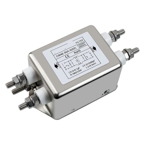 CW4E-50A/60A-S-02 Single-Stage Bolt Power Filter Single-Phase AC 220V Anti-Interference Frequency Harmonic(CW4E -50A -S -02 Single Stage Bolt) in Kuwait