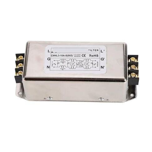 CW4L3-3A/6A/10A/20A/30A-S(003) Three-Pole Hole Installation Single-Phase AC high Performance Anti-Interference 220v Power Filter(CW4L3-30A-S 003) in Kuwait