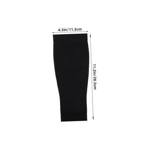 VANZACK 3pairs Compression Calf Sleeves for Men and Women Footless Stretch Leg Covers for Soccer Basketball and Running Moisture-wicking Design Black in Saudi Arabia