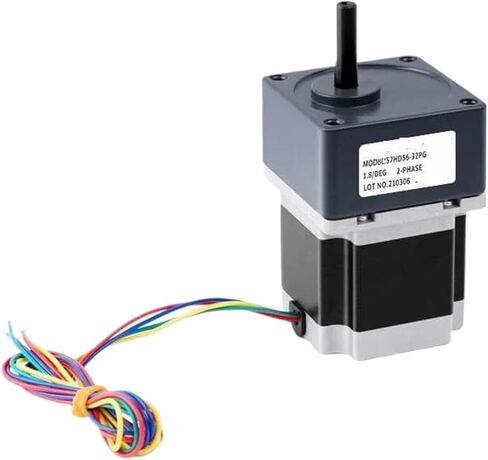 1pcs 57 Geared Stepper Motor Eccentric Column Gear Reducer 23 56mm with 2GN(57HD56-32PG 1 to 15) in Kuwait