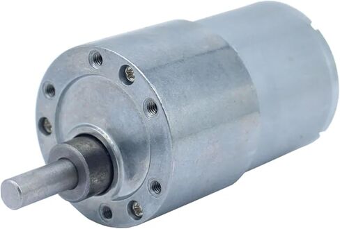 12V 24V High Tq JGB37-3530 DC Gear Motor 7-960RPM 37mm Geared Reducer Garage Door/Vending Machine/Curtain Low Noise(Motor,22R-24V) in Kuwait