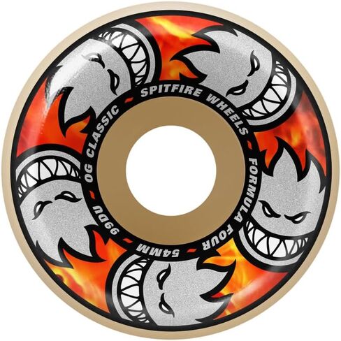 عجلات لوح التزلج Spitfire مقاس 54 مم F4 99A Multiball OG Classic Natural in Saudi Arabia