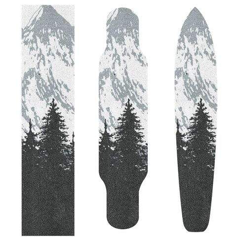 YETTASBIN Nature Mountain Skateboard Grip Tape, Bubble Free Anti Slip Longboard Grip Tape Sheet Sticker Deck Sandpaper for Rollerboard, 44 x 10 Inch in Saudi Arabia