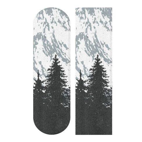 YETTASBIN Nature Mountain Skateboard Grip Tape, Bubble Free Anti Slip Longboard Grip Tape Sheet Sticker Deck Sandpaper for Rollerboard, 44 x 10 Inch in Saudi Arabia