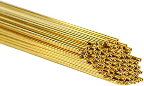 100PC Single Hole Brass Electrode Tube OD 0.3mm 0.5mm 0.6mm 0.7mm 1.6mm 2mm 3mm for Drilling Machine 500mm(0.7mm X 500mm) in Kuwait
