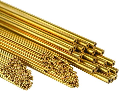 100PC Single Hole Brass Electrode Tube OD 0.3mm 0.5mm 0.6mm 0.7mm 0.8mm 1.6mm 2mm 3mm For Drilling Machine 500mm(0.4mm X 500mm) in Kuwait