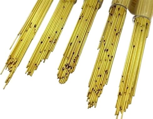 50pcs Single Hole Brass Tube For Drill Brass Electrode OD 1.6mm x 400mm For Drilling Piercing in Kuwait